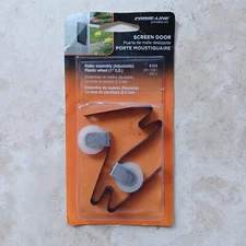 PRIME LINE PACK (2) B512 Sliding Screen Door Rollers Wheel Tension Spring B 512