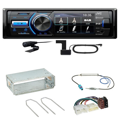 JVC KD-X561DBT Digitalradio Bluetooth USB Einbauset für Mercedes Citan W415