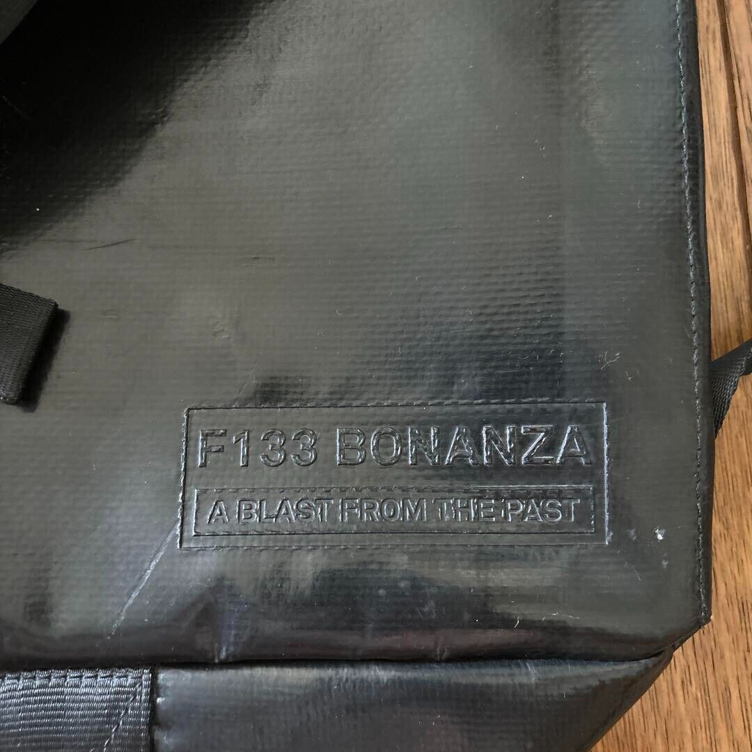 FREITAG F133 BONANZA Backpack Rider Bag All Black RARE FREITAG F133 BONANZA Backpack Rider Bag All Black RARE
