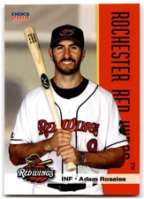 2019 Choice Rochester Red Wings Adam Rosales #15 Rochester Red Wings