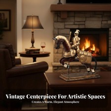 Kask wojownika Model Średniowieczny motyw Dekoracja domu Przedmiot kolekcjonerski do baru