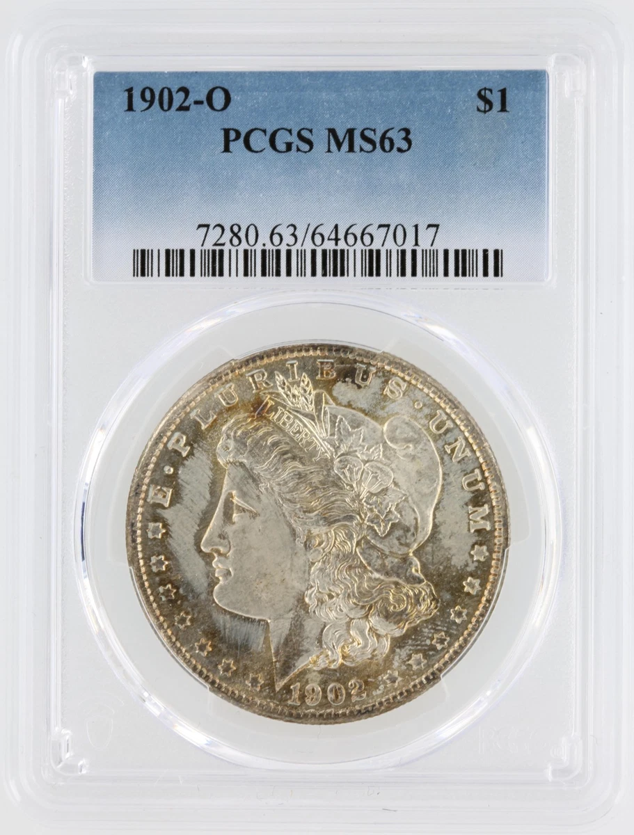 MS 63 Graded 1902 Year Morgan US Dollars (1878-1921) for sale | eBay