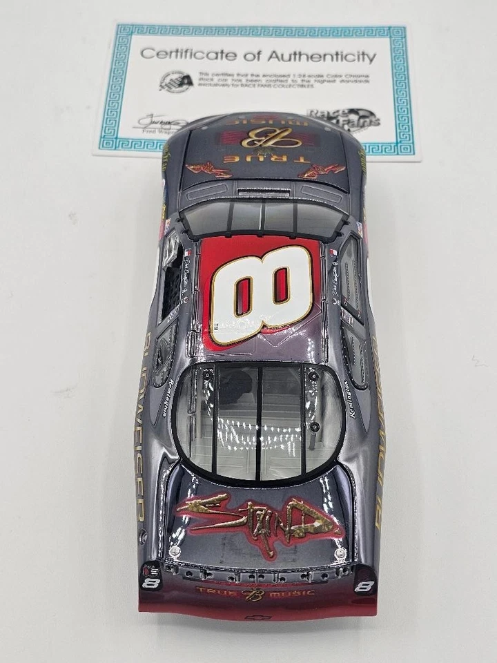 Dale Earnhardt Jr #8 Bud / Staind Chevy - 2003 COLOR CHROME ARC 1:24th diecast - Image 3 of 4