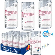 Red Bull Spring Edition Cherry Sakura 250ml Energy Drink - New Edition