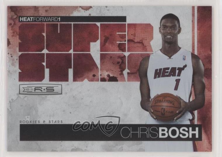 2010-11 Panini Rookies & Stars Superstars Holofoil /199 Chris Bosh #15 HOF p7i