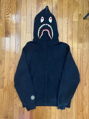 A BATHING APE (BAPE) BAPE Shark Full Zip Up Glow In The Dark taglia 2XL
