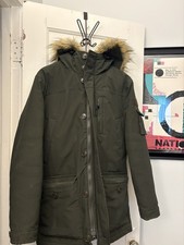 J.Crew Nordic Parka Hooded Coat Dark Olive Gr...