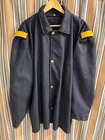 Civil War Reenactment US Sack Coat Black Captain Boards, Lined 52” Reproduction