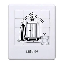 'Beach Hut' Sliding Puzzle (PZ00038223)