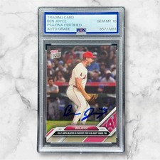 Ben Joyce Signed 2024 Topps Now Fastest For K #509 PSA 10 AUTO