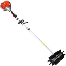 Gas Powered Snow Sweeper Broom 52cc 2-Stroke ...