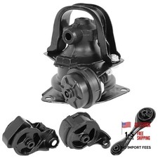 Engine Motor Mounts Set - Compatible 1990-1993 Honda Accord L4 2.2L Set of 4
