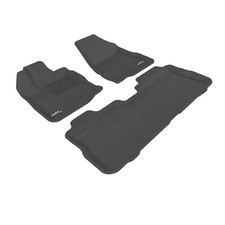 3D MAXpider Custom Fit Kagu Black 1st / 2nd Row Floor Liners for Chevy Equinox