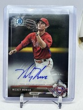 Mickey Moniak 2017 Bowman Chrome Prospects On Card Auto #CPA-MM