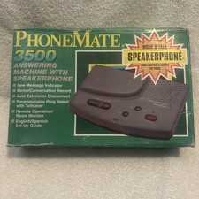 Vintage Phone Mate 3500 Answering Machine New In Box
