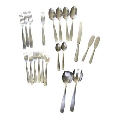 21 pcs C. Hugo Pott Linden Solingen Germany 18/8 Stainless Satin 2716