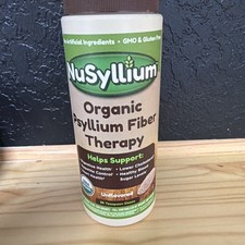 NuSyllium Psyllium Husk fiber therapy Powder USDA Organic, 21 Oz, ex 6/2026