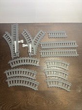 Thomas the Tank Gullane Trackmaster Dark Gray Track 2013 Lot Of 11 S2 Cs Cl Yl