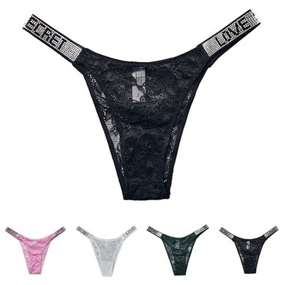 Hot New Womens Brief G-string Thongs Lace Ladies All Seasons Comfortable