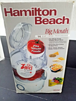 Hamilton Beach Food Processor 70590 FP11 120V Used Works Great CONDITION