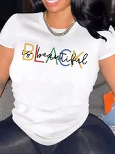 Women Casual Cotton Blend T-Shirt Short Sleeve Crew Neck Soft Breathable Tee