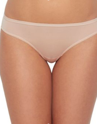 OnGossamer Women's Sheer Bliss Tanga Panty Lightweight Champagne Size XL A3260
