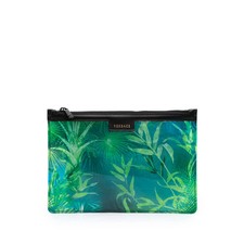 Versace PVC Jungle Print Zipped Pochette