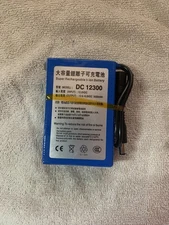 New 12V DC-12300 3000mAh Portable Rechargeable Li-ion Battery For CCTV Camera