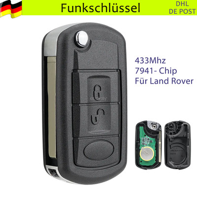 Funk Schlüssel 433Mhz ID46 Für Land Rover Discovery 3 2004 2005 2006 2007 2008