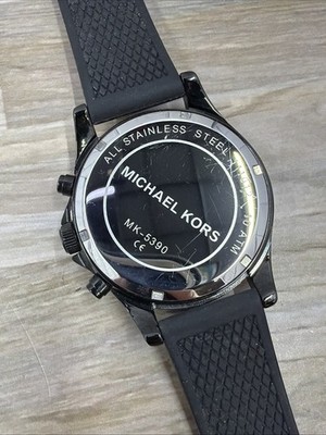 MVGC Michael Kors MK-5390 Chronograph Watch Black Purple Dial
