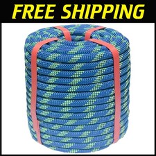 High Strength 48-Strand Arborist Rope 1/2in 100ft