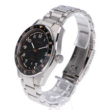 Longines Spirit Zulu Time 42mm GMT Black Dial Steel Watch 4