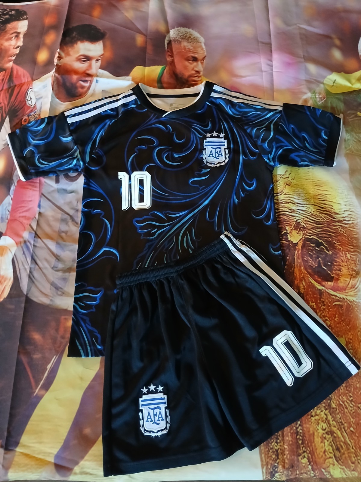 ARGENTINA🇦🇷 Kids Set with Name MESSI #10 🔥⚽️