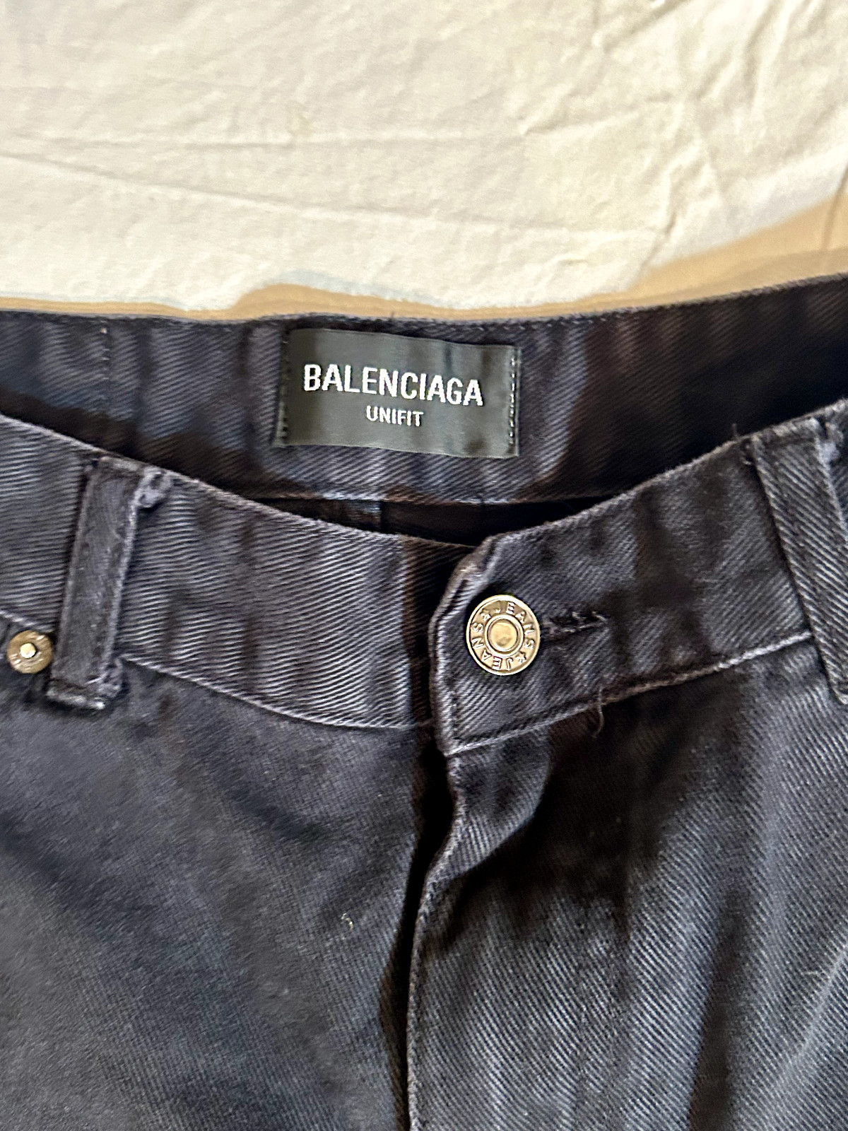 Flared Black Balenciaga Size 32 Flared Jeans *Free Shipping* thumbnail 2