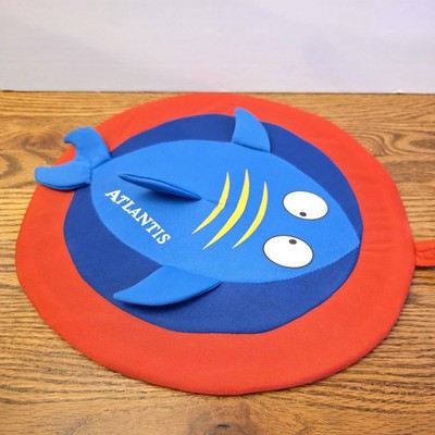 Atlantis Resort Soft Flyer Frisbee Disc Fish Beach Pool Toy Red 13'' Petting Zoo