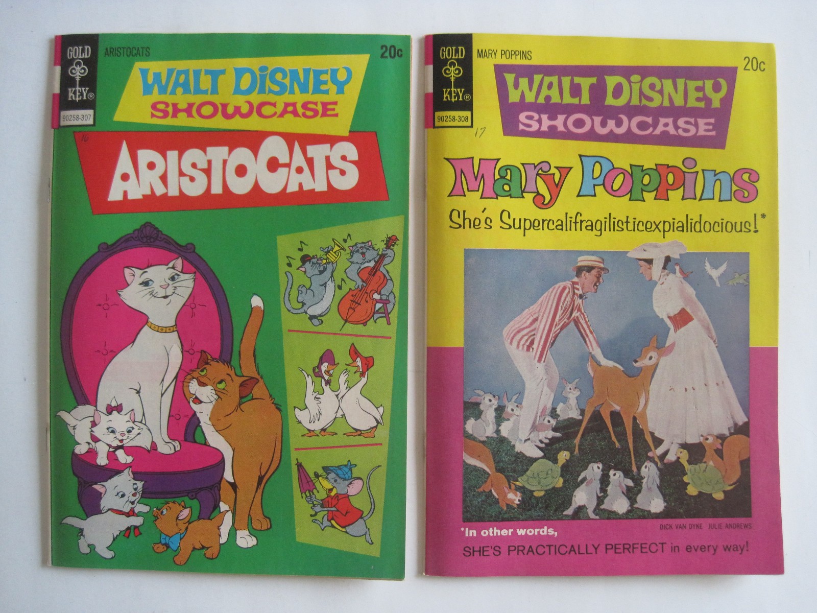 Vintage lot of 42 comics bronze age Gold Key Walt Disney Showcase