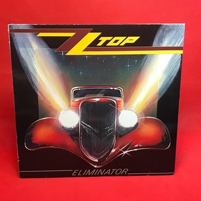 ZZ TOP Eliminator 1983 VINYL LP + INNER original legs Sharp Dressed Man record