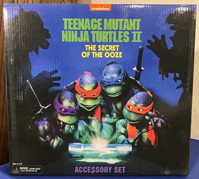 NECA Teenage Mutant Ninja Turtles 2 The Secret Of The Ooze ACCESSORY SET  2022