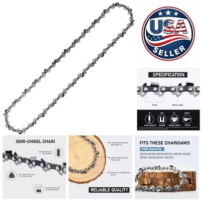 Versatile 12 Inch Chainsaw Chain with Efficient Lubrication System - 46 Links