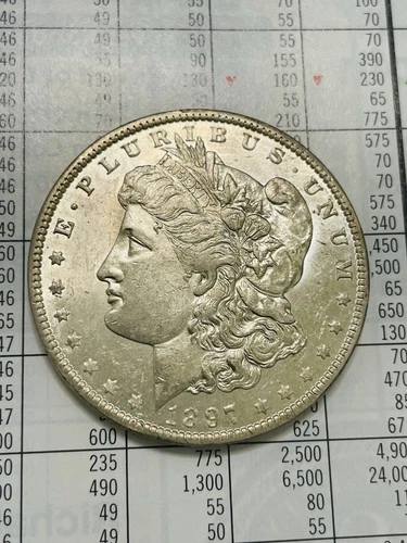 1897-O Choice AU+ Morgan Silver Dollar - Nice High Grade Original