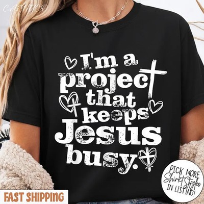 Funny Christian Comfort Tee im project that
