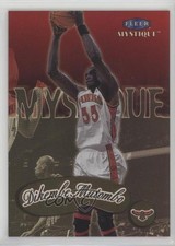 1999-00 Fleer Mystique Gold Dikembe Mutombo #6 HOF 0q3