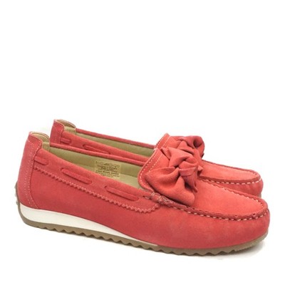 ARA MOCCASIN SPORTY SOLE PINK SUEDE MEDIUM FIT