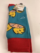 NEW Hey Arnold Casual Crew Socks Size 10-13 Fits Size 8-12 LootCrate Unisex