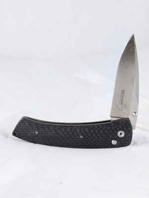 Boker Plus Carbon Elegance Pocket Knife w Carbon Fiber Handle 2 '' Blade 01BO026