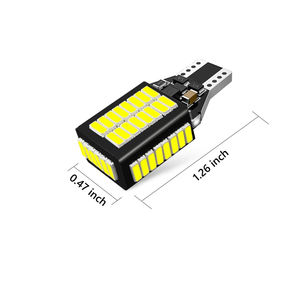 2x CANBUS T15 54 SMD 2200lm 6000K White 921 LED Backup Reverse Parking Bulbs 168 - Image 3 of 4