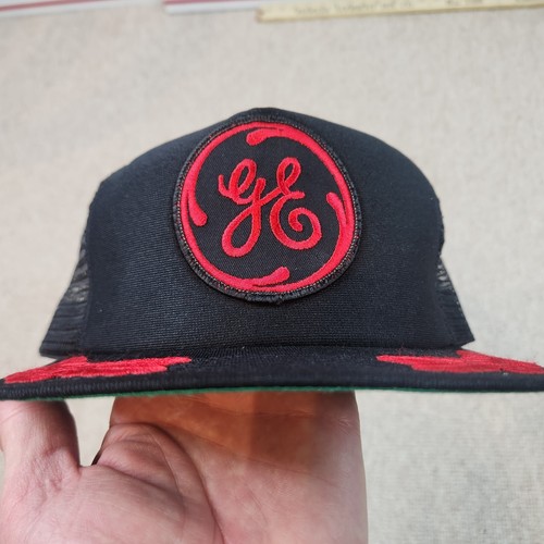General Electric ge Dupont Visier New Era Mfg USA Vintage Druckknopflasche Trucker Mütze selten - Bild 4 von 15