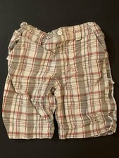 TIMBERLAND Boys' Plaid Shorts Sz 5