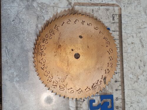 LONGCASE GRANDFATHER CLOCK Calendar / Date Wheel - Picture 6 of 6