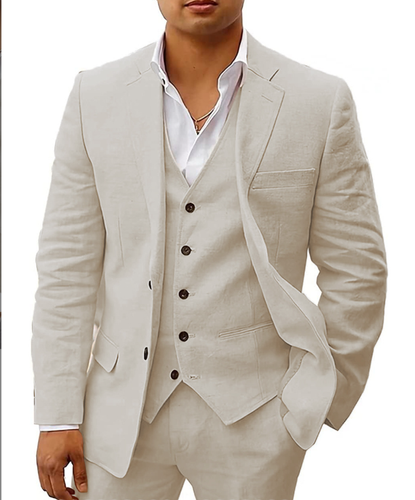 Men 3Piece Suit Prom Party Groom Wedding Tuxedos Suits Blazer+Pants - Picture 6 of 128